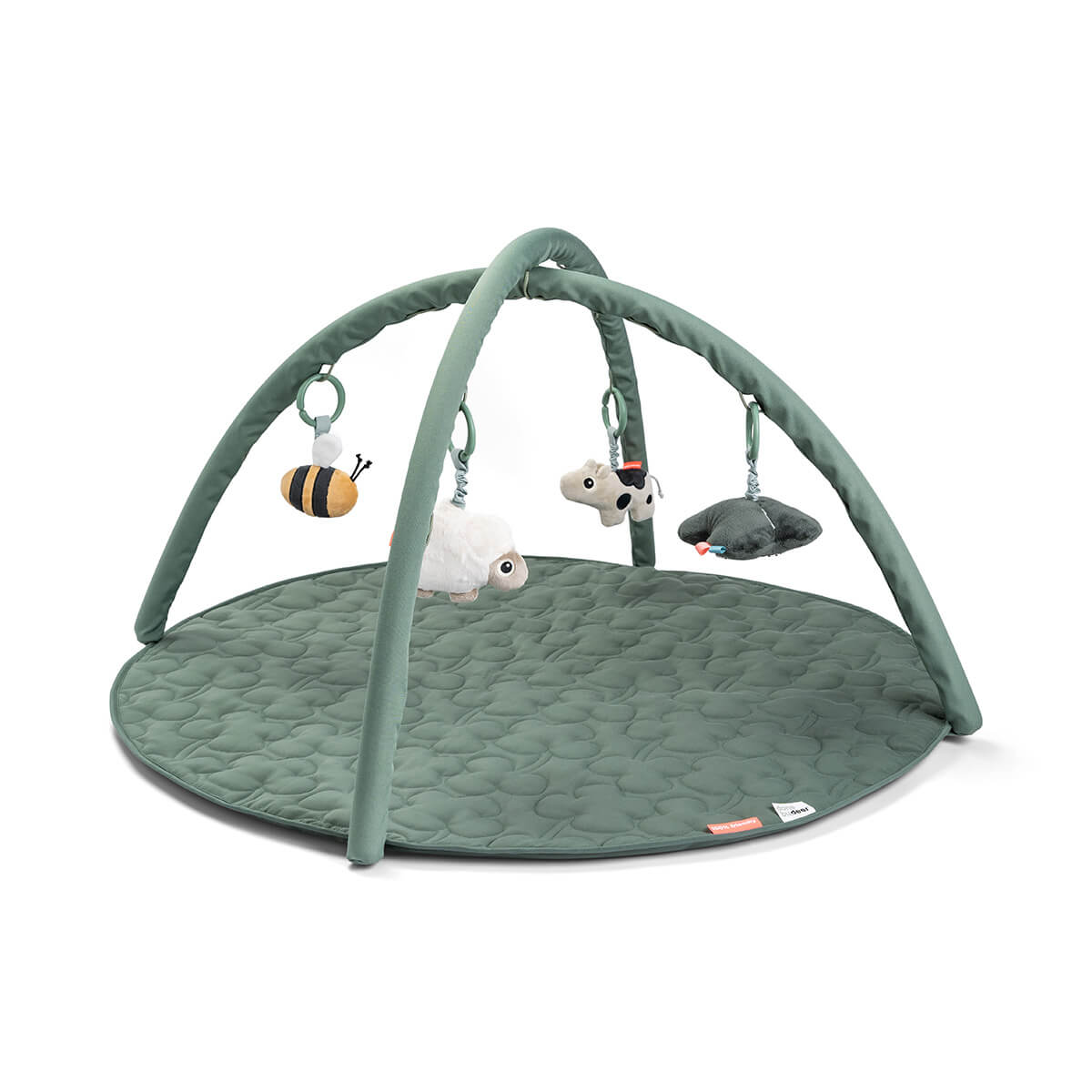 Spielbogen mit Krabbeldecke Tiny farm Grün