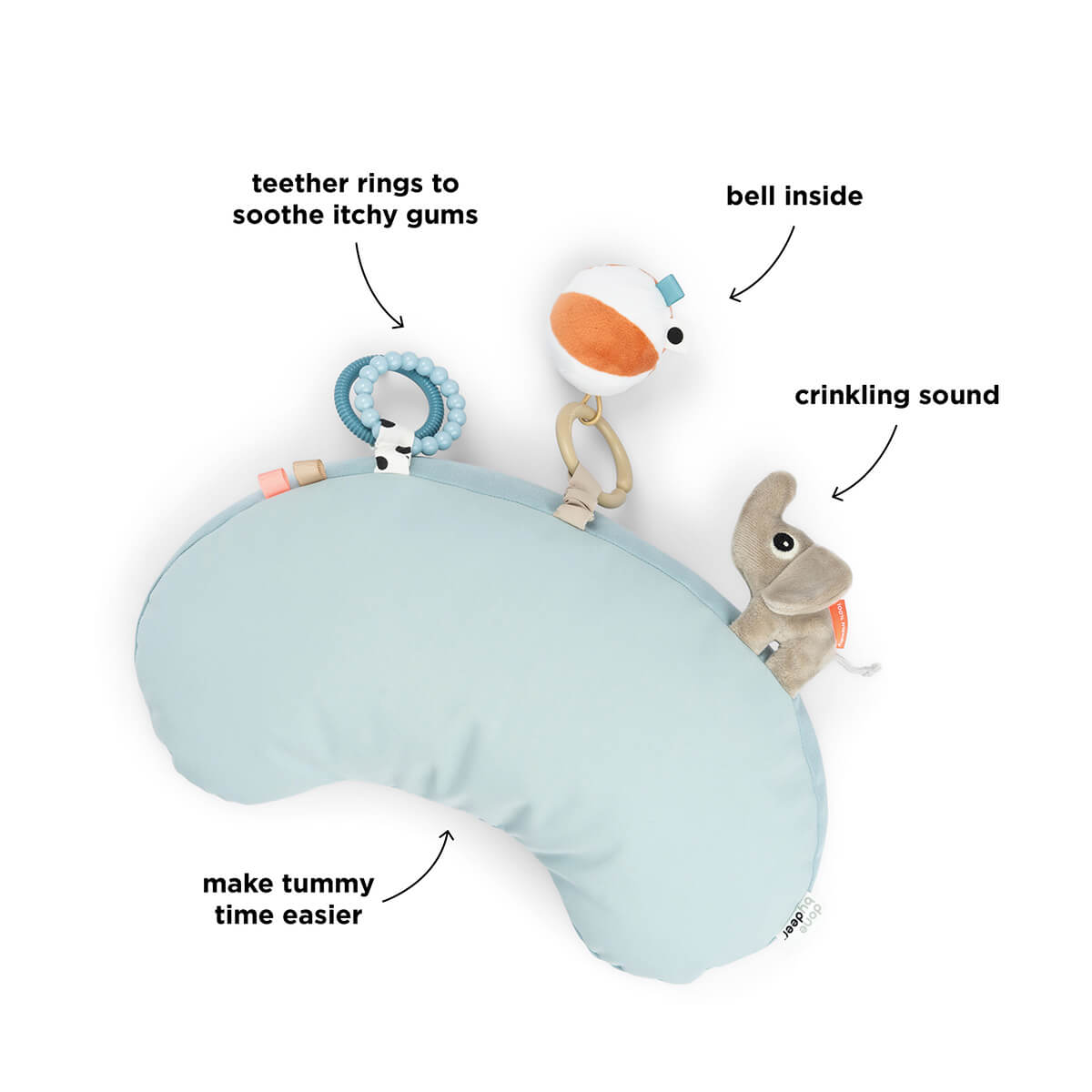 Tummy time Spielkissen Playground Blau