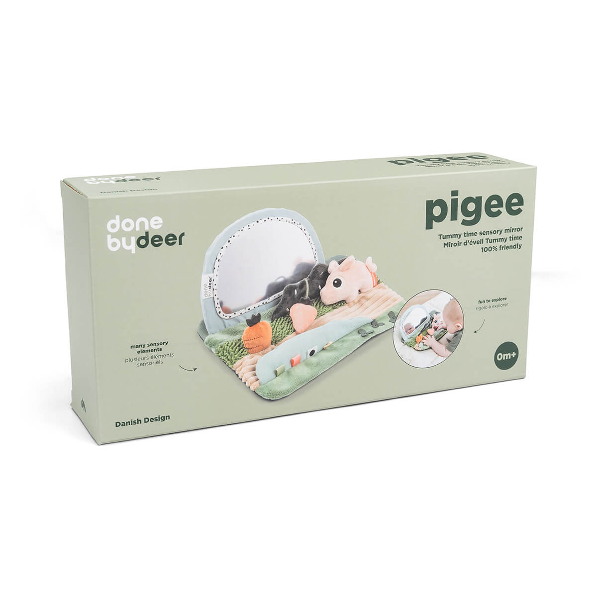 Tummy time Activity Spiegel Tiny farm Farbmix