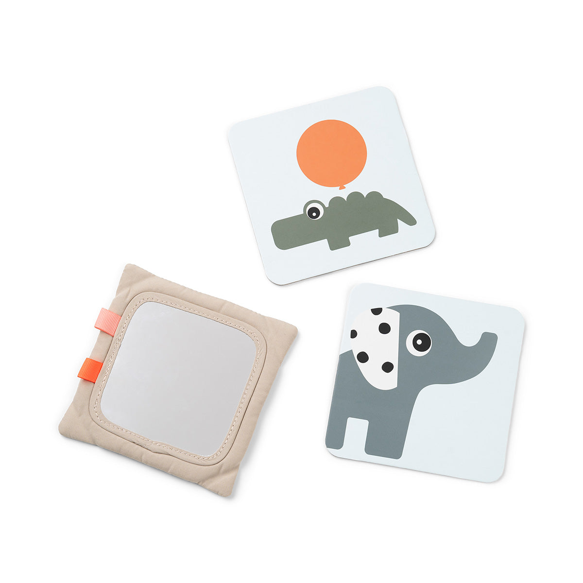 Baby Kontrastkartenhalter Deer friends Sand
