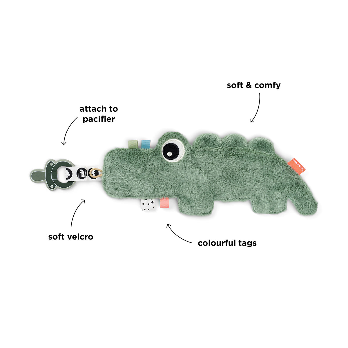Cozy friend Croco Grün