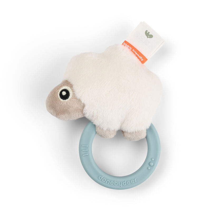 Rassel mit Beissring Sheepy Blue
