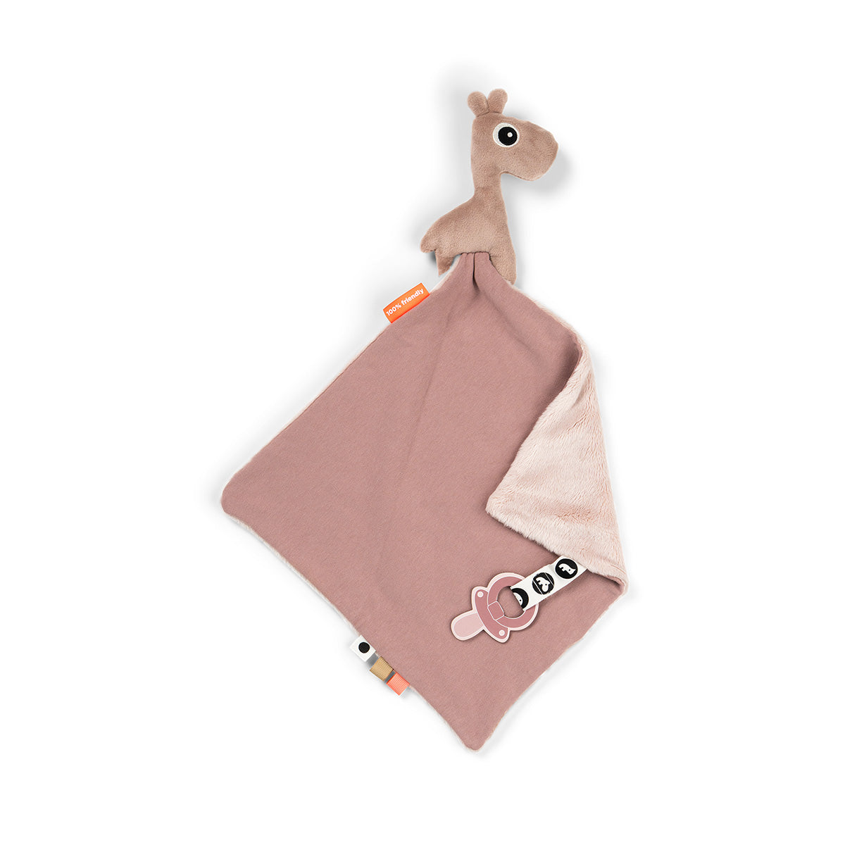 Kuscheltuch Raffi Rosa