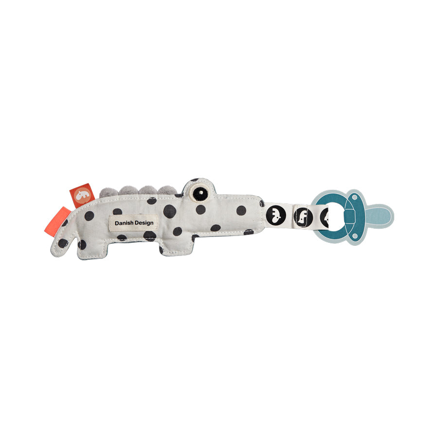 Schnullerhalter Croco Blau