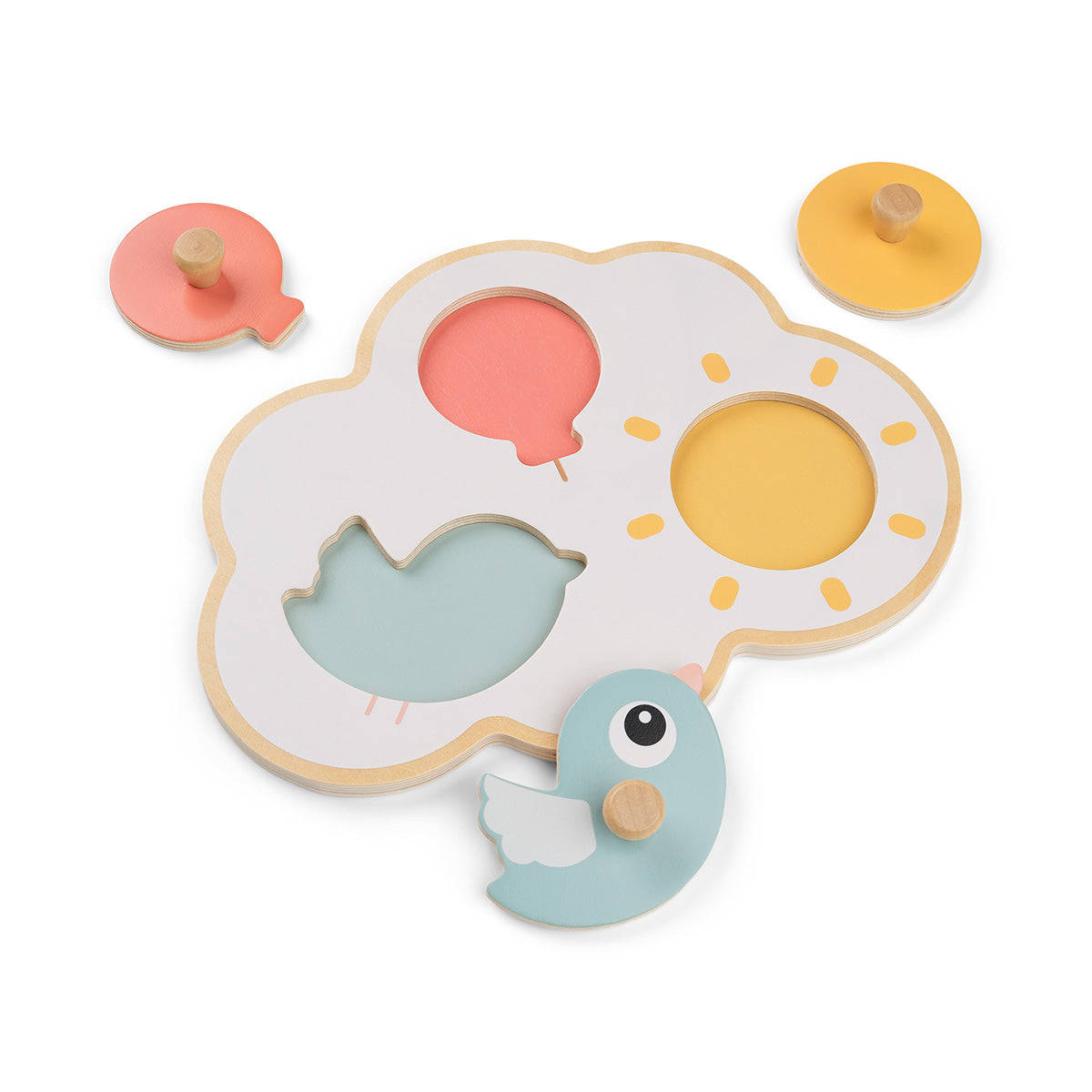 Erstes Steckpuzzle Happy clouds Farbmix