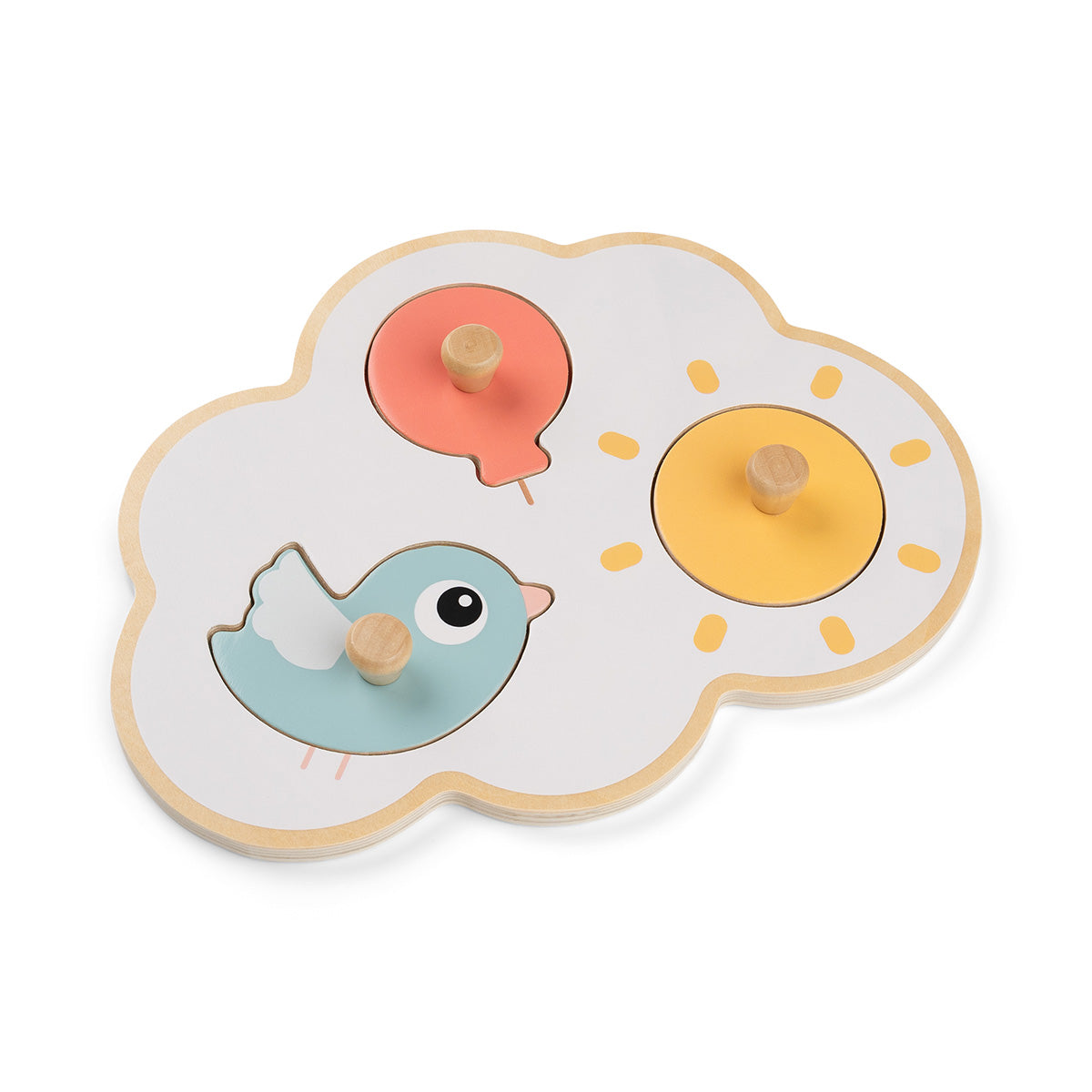 Erstes Steckpuzzle Happy clouds Farbmix