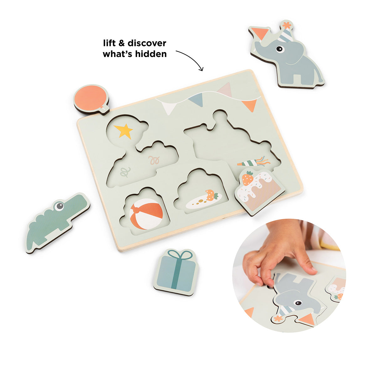 Erstes Schichtenpuzzle Celebration Farbmix