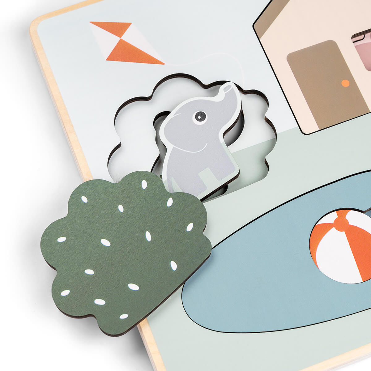 Schichtenpuzzle Deer friends Farbmix