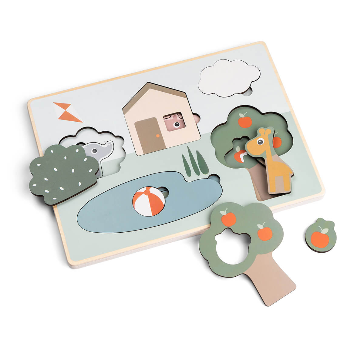 Schichtenpuzzle Deer friends Farbmix