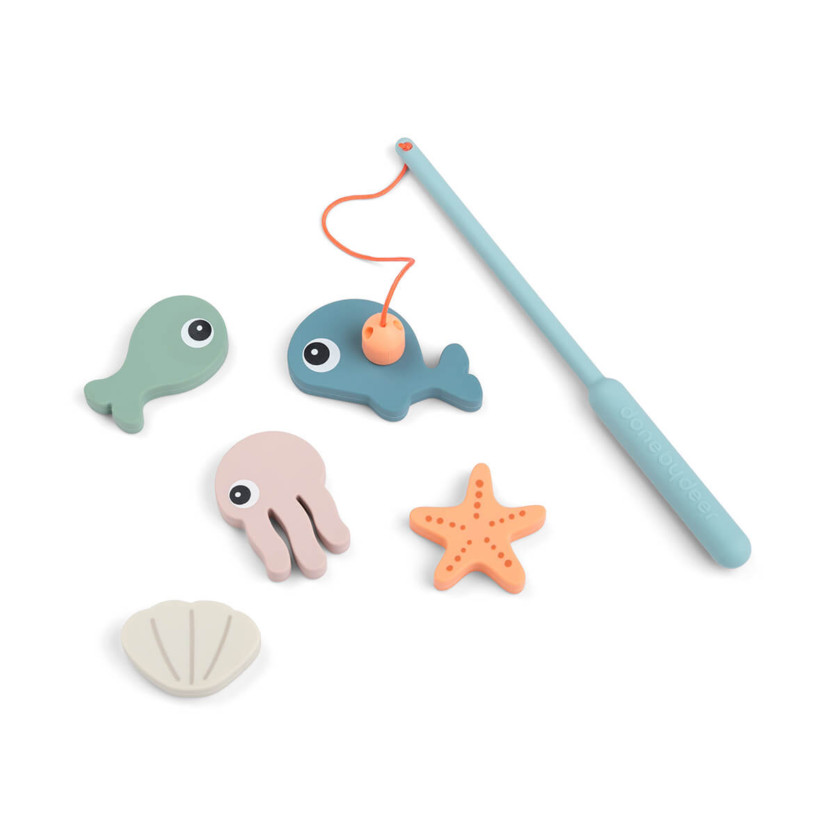 Angelspielzeug zum Baden Sea friends Farbmix