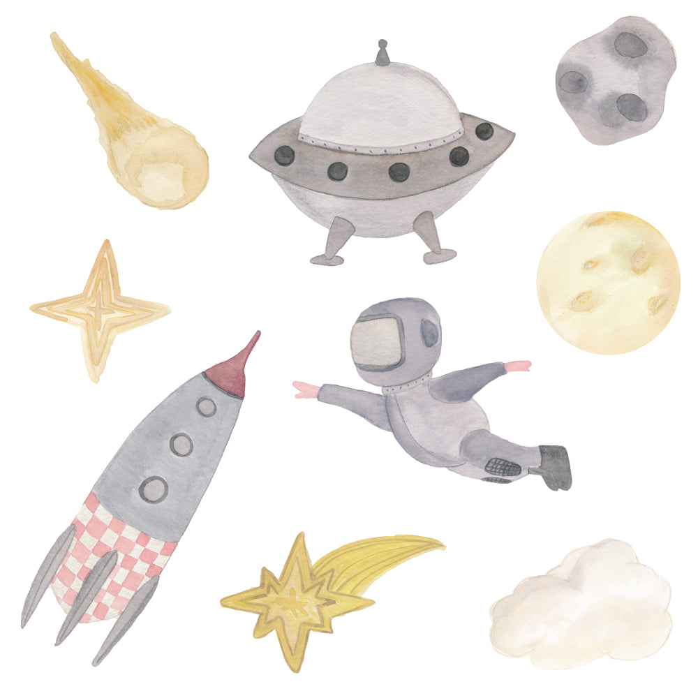 Wandsticker Spacetime