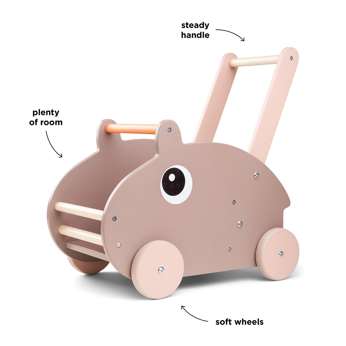 Lauflernwagen Ozzo Rosa