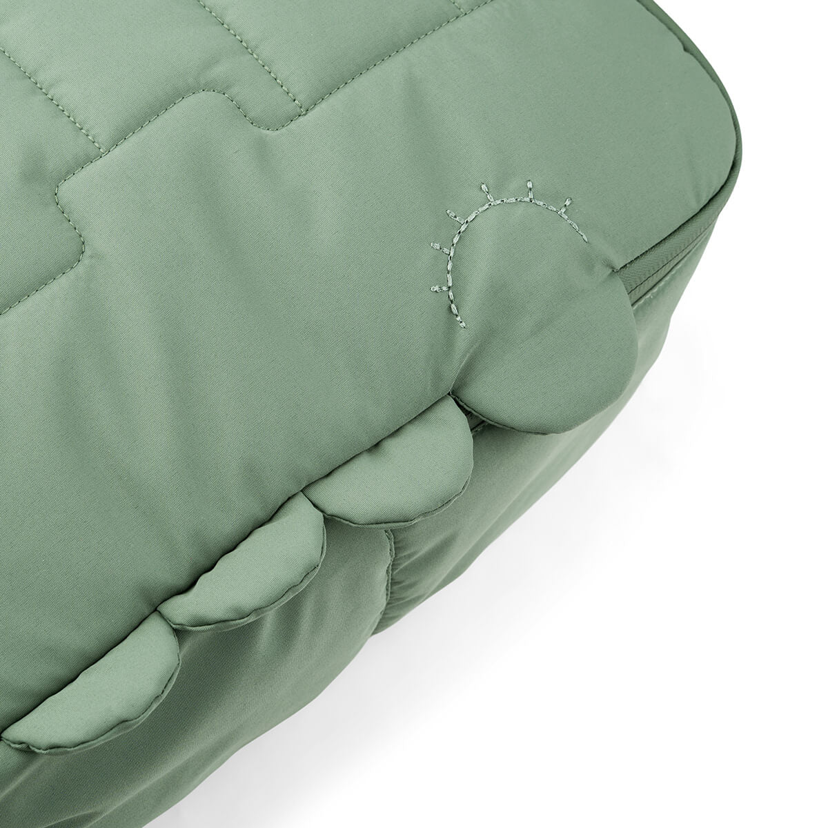 Gesteppter Kinderrucksack Croco Grün9,6 L