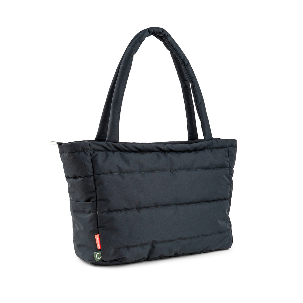 Gesteppte Wickeltasche Tote Bag Schwarz