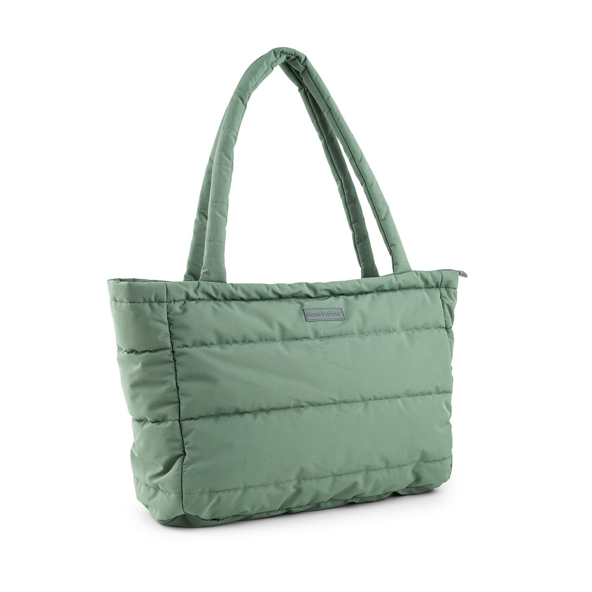Gesteppte Wickeltasche Tote Bag Grün