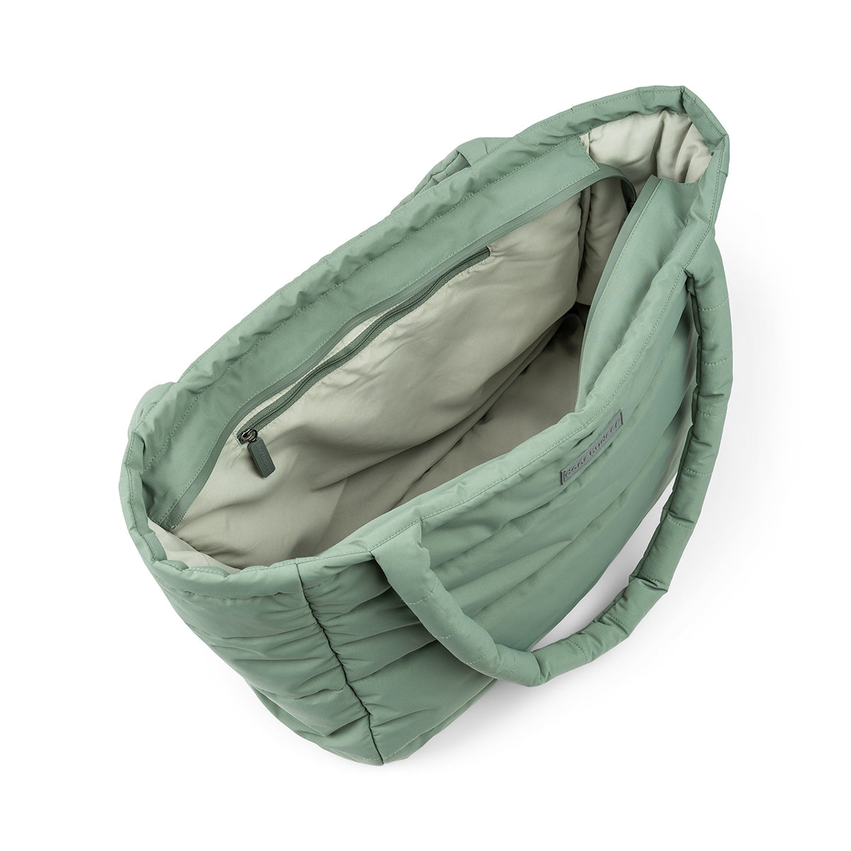 Gesteppte Wickeltasche Tote Bag Grün