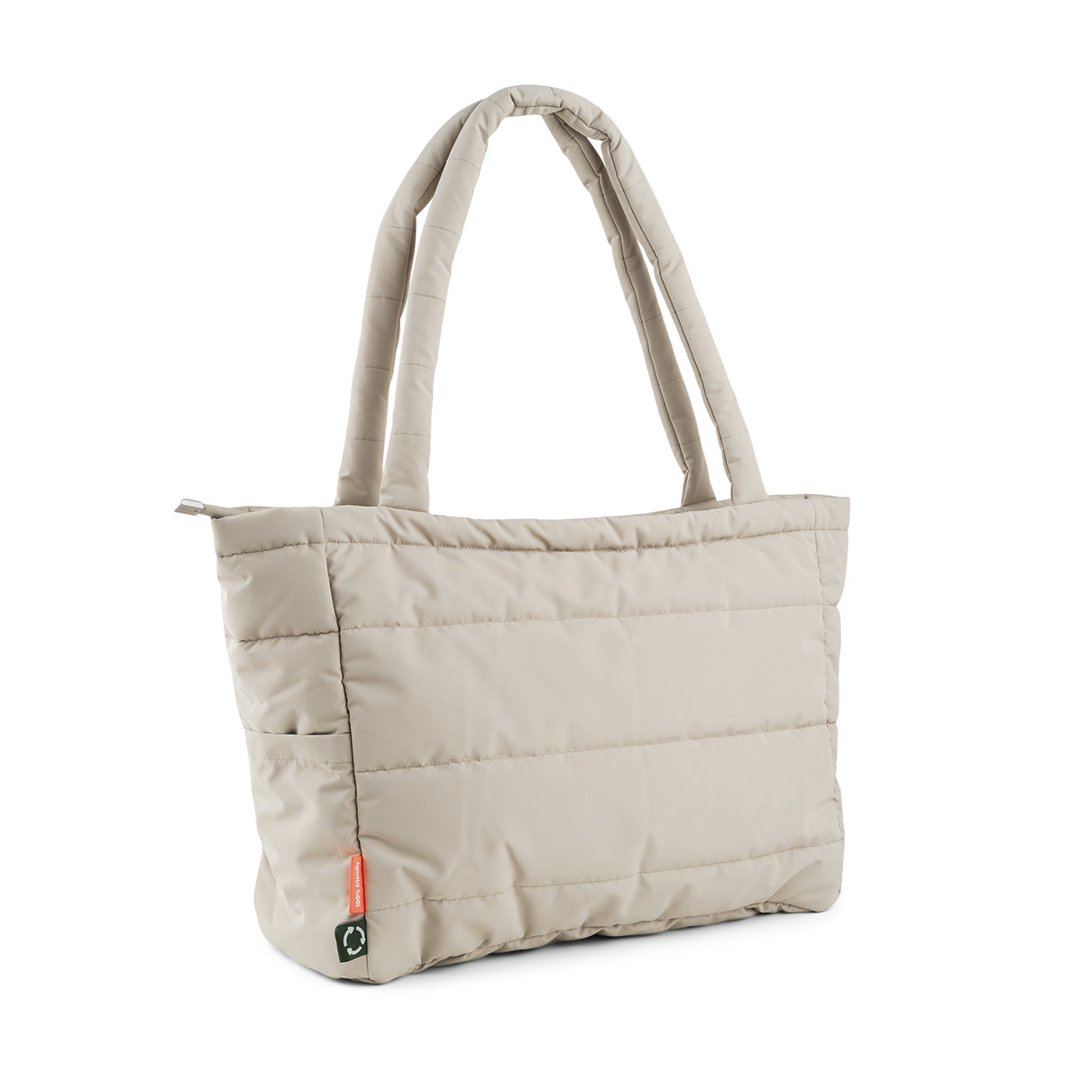 Gesteppte Wickeltasche Tote Bag Sand