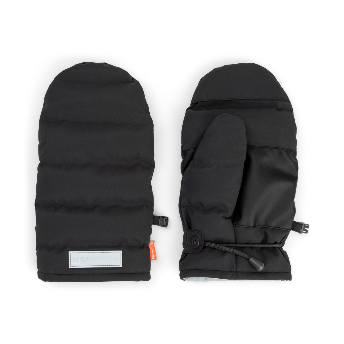 Kinderwagen-Handschuhe Schwarz
