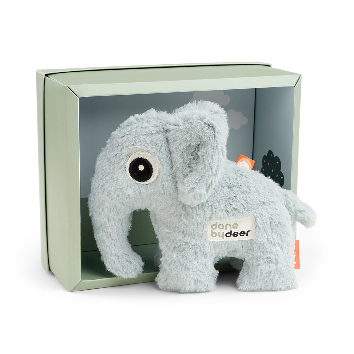 Kuscheltier Geschenkbox Elphee Blau