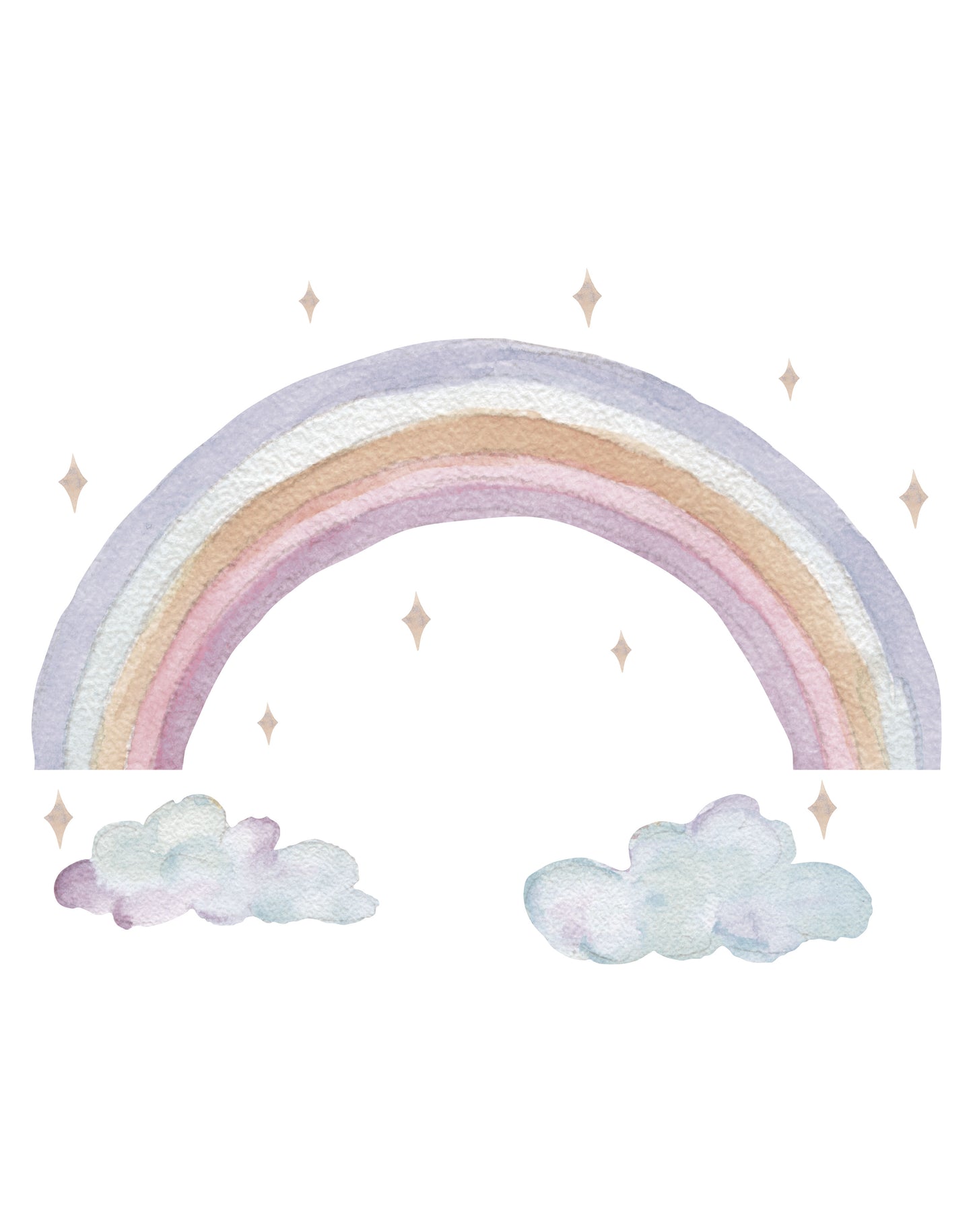 Wandtatoo Feenregenbogen