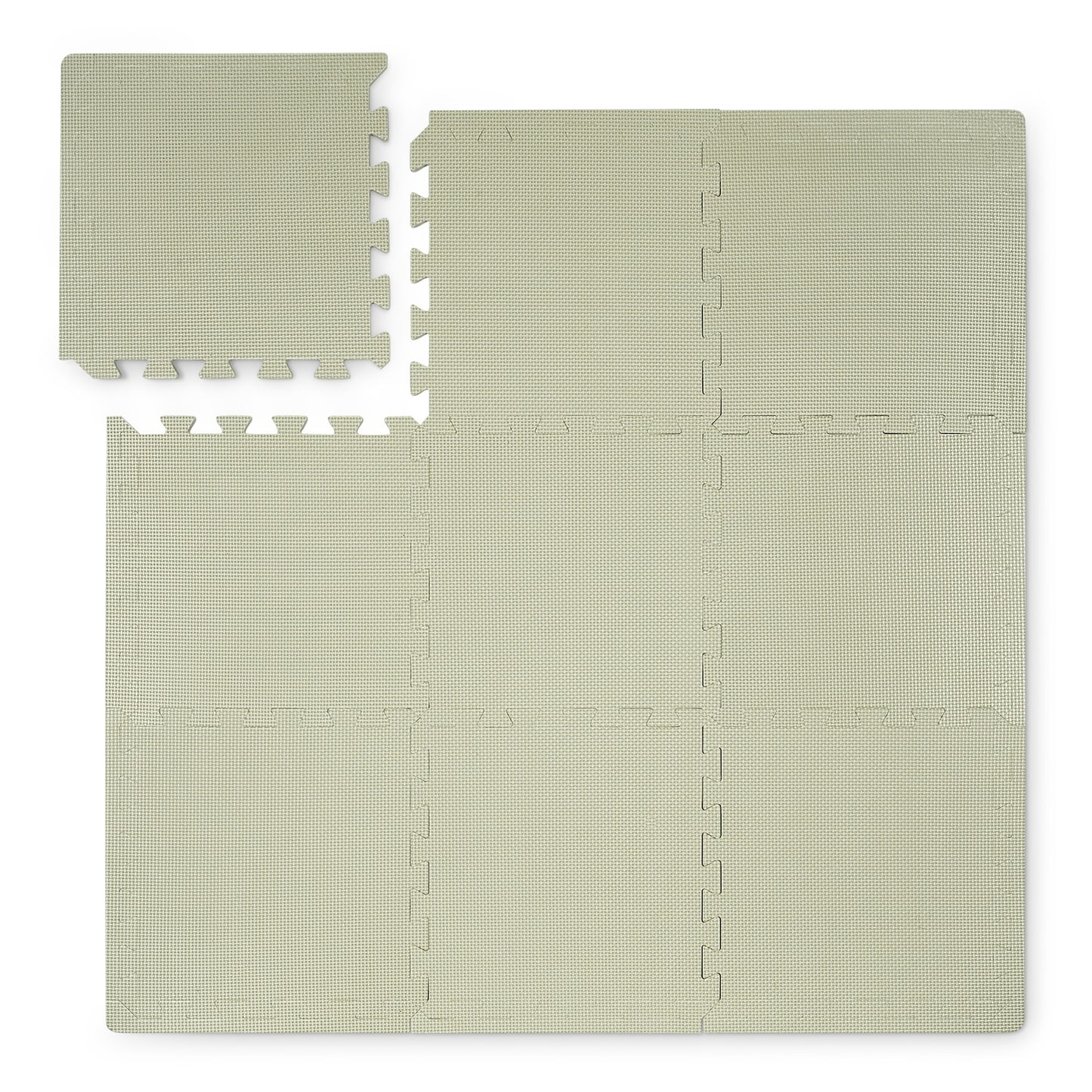 Schaumstoff-Spielmatte quadratisch - Eucalyptus