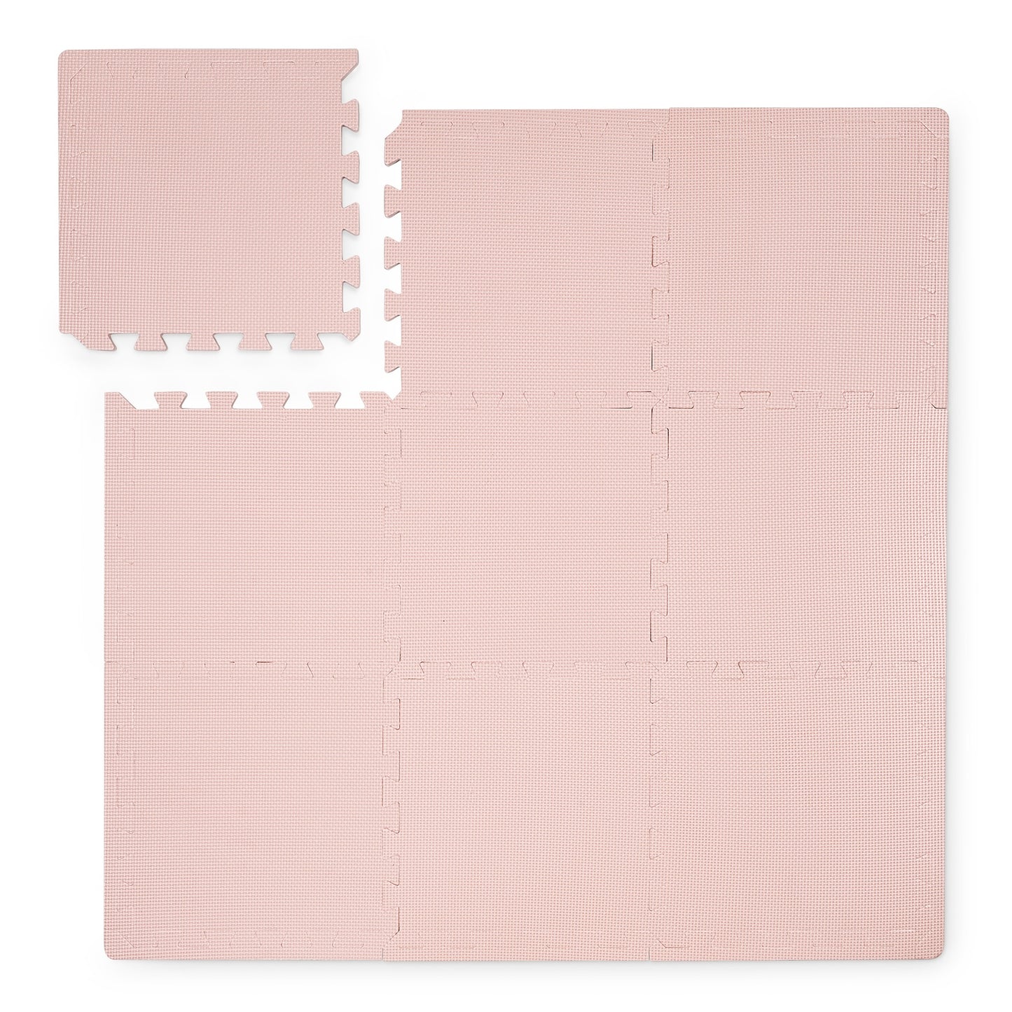 Schaumstoff-Spielmatte quadratisch Altrosa