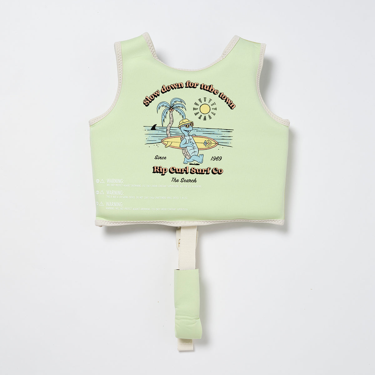 Kids Swim Vest 1-2 Shred Turtle Aqua (SS25)