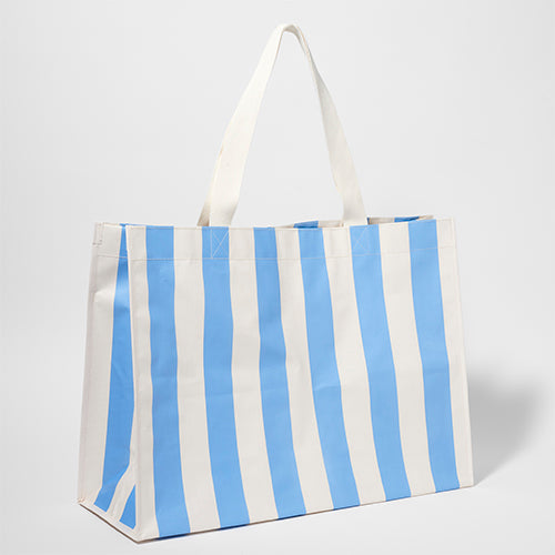 Strandtasche Le Weekend Mid Blue Cream