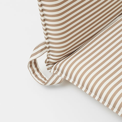 Lean Back Beach Chair The Vacay Khaki Stripe