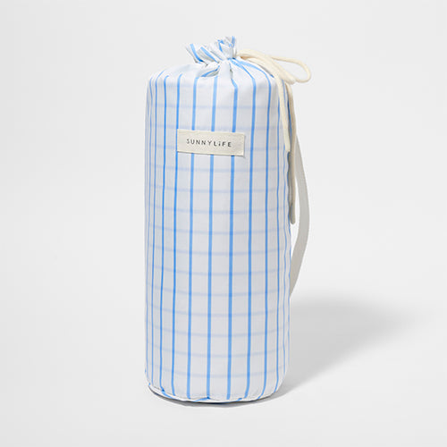Beach and Picnic Blanket Le Weekend Mid Blue-Cream