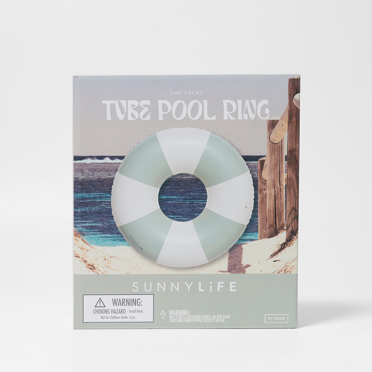 Pool Ring The Vacay Soft Olive Stripe (SS25)