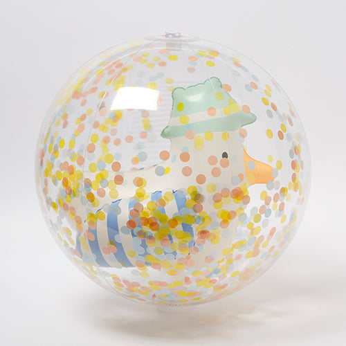 3D Aufblasbarer Strandball Sid die Möve Blue Stripe (SS25)