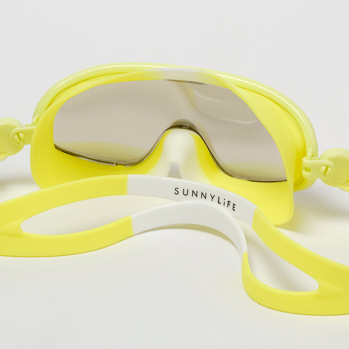 Schwimmbrille gross Kinder Salty der Hai Neon Gelb(SS25)