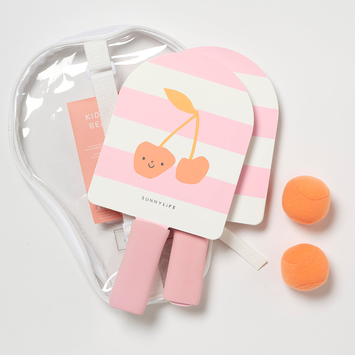 Kinder-Strandschläger mit Klettverschluss Cotton Candy Cherry (SS25)