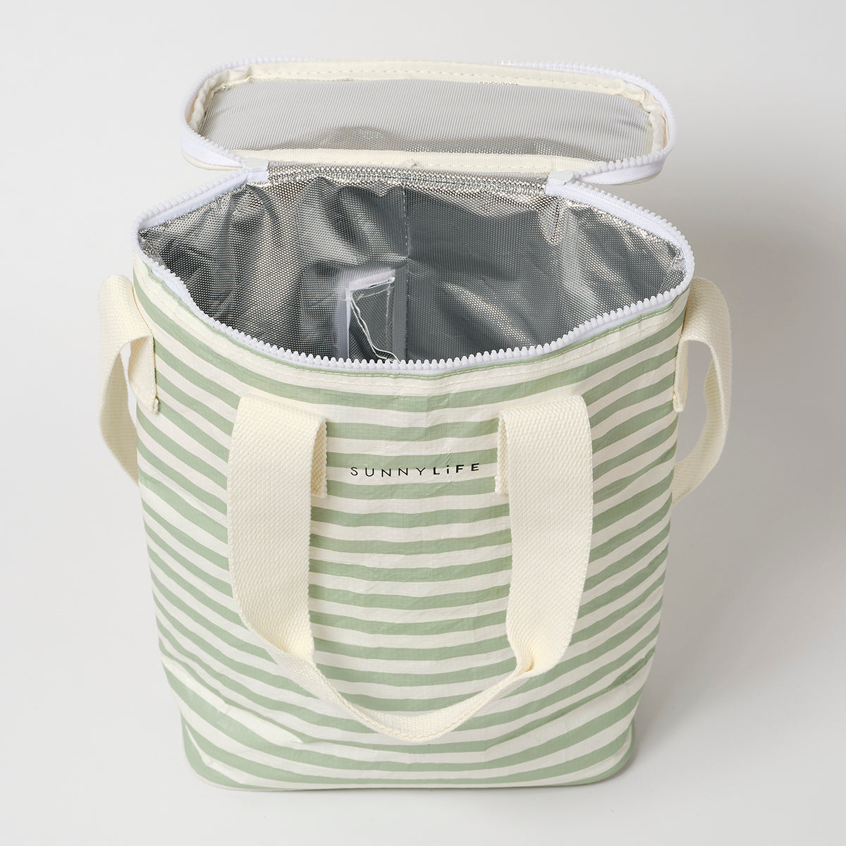 Kühltasche Drinks Light La Palma Sage Stripe (SS25)