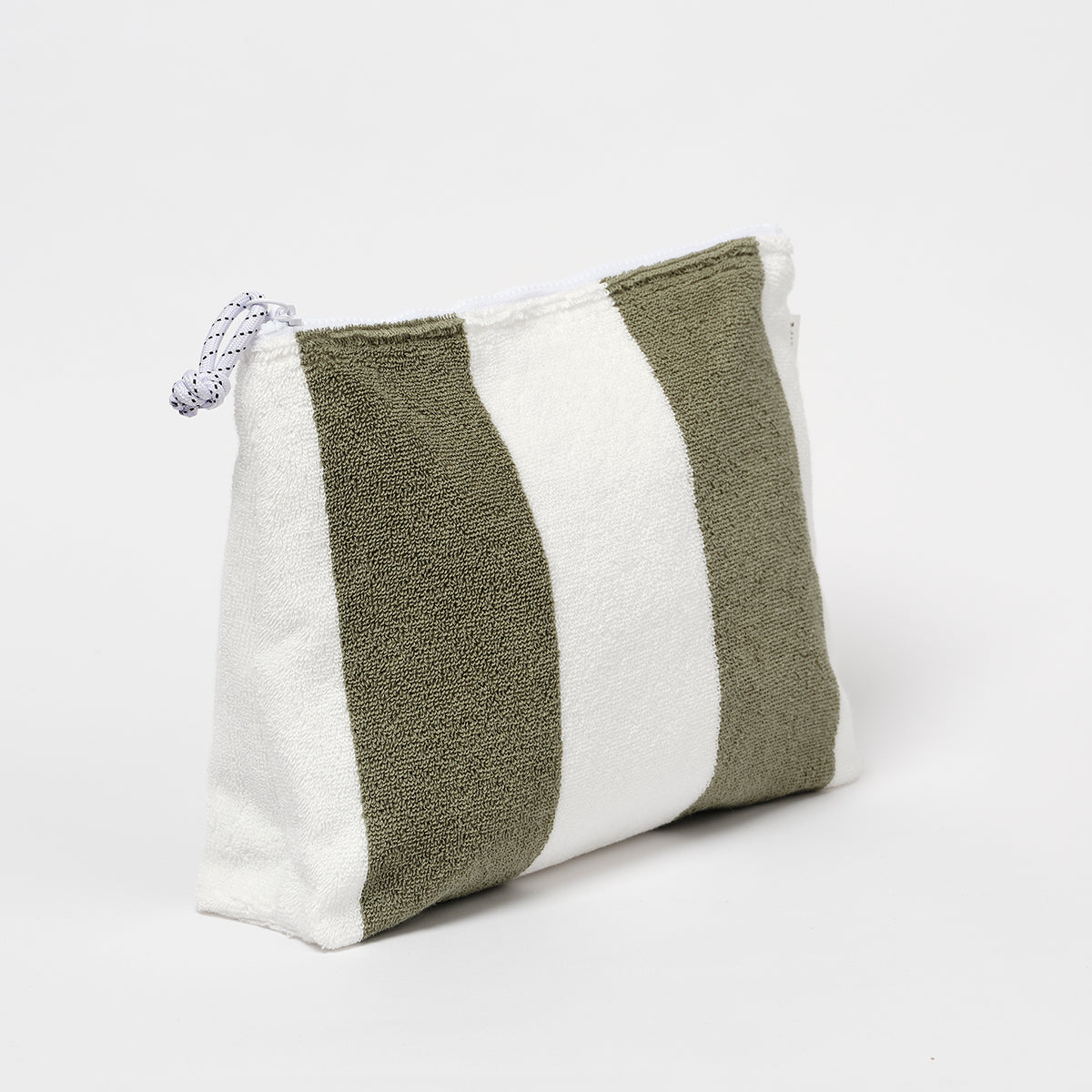 Frottee-Strandtasche The Vacay Olive Stripe