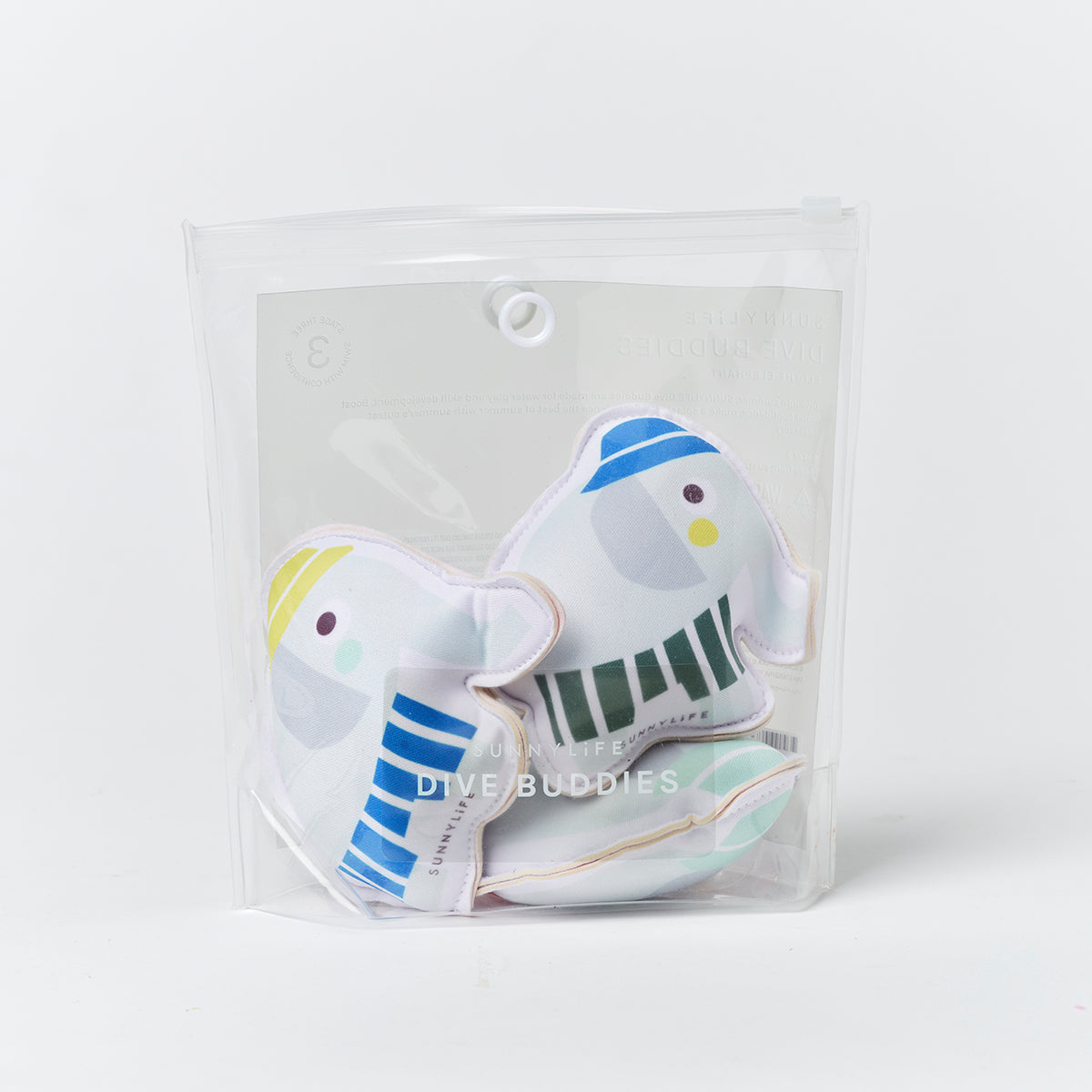 Dive Buddies Eli the Elephant Multi Set of 3