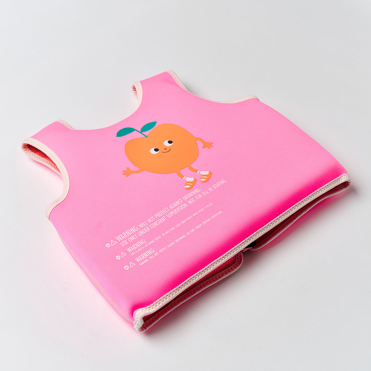 Float Vest 3-6 Poppy the Peach Neon Pink