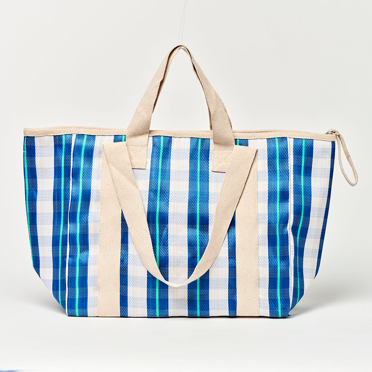 Recycled Nylon CoolerTote La Mer Blue Neon
