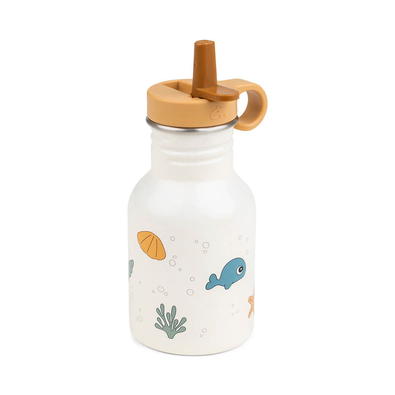 Edelstahl Flasche Sea friends Beige350 ml