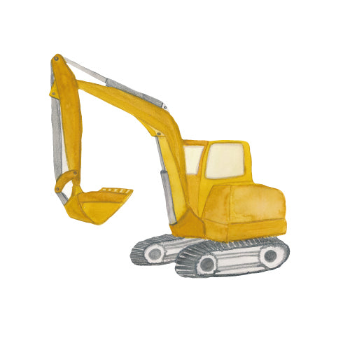 Wandsticker Bagger