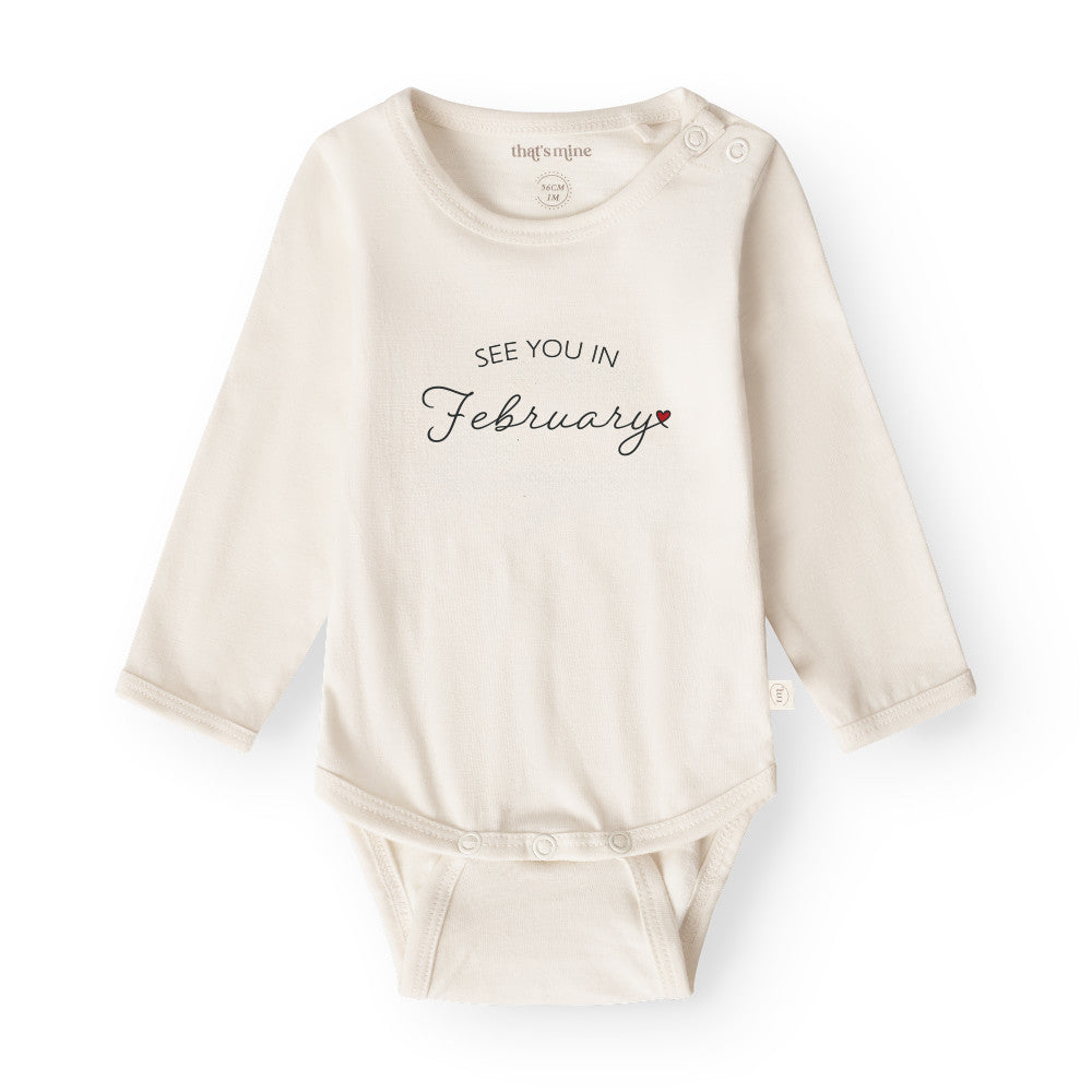 Body "See you in February"