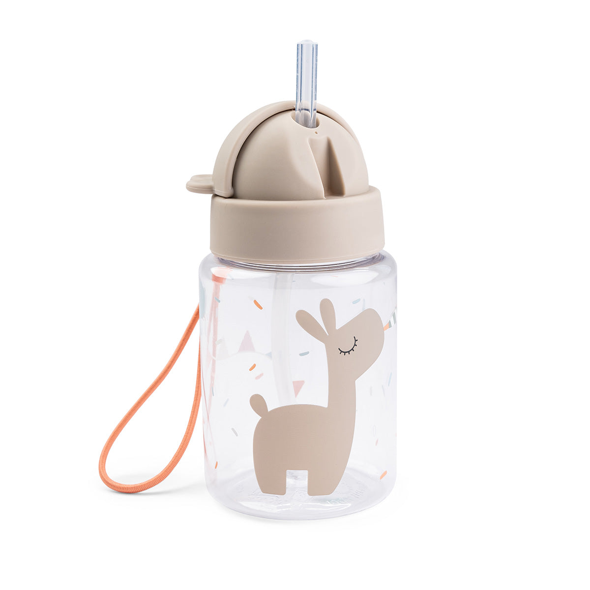 Trinkhalmflasche Celebration Sand