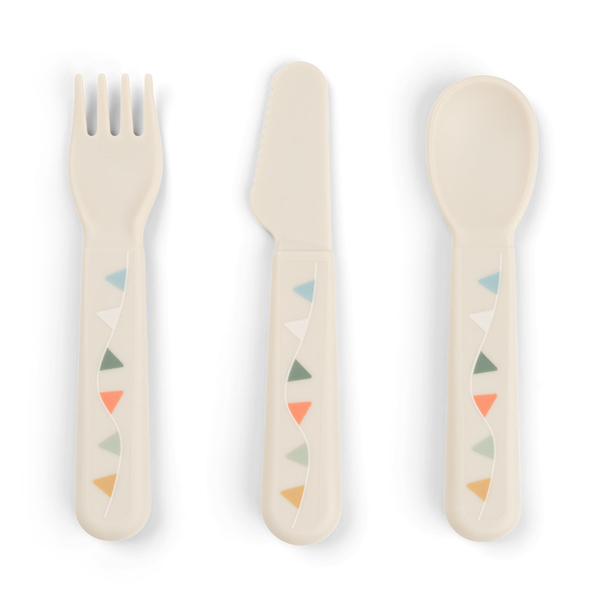 Foodie Kinderbesteck-Set Celebration Sand