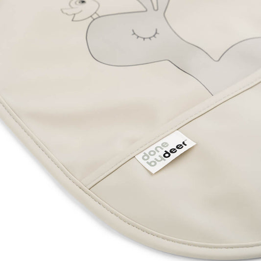 Lätzchen mit Klettverschluss 2-er Pack Lalee Sand