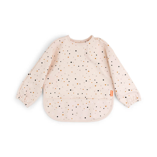 Ärmeltaschen-Lätzchen Happy dots Rosa