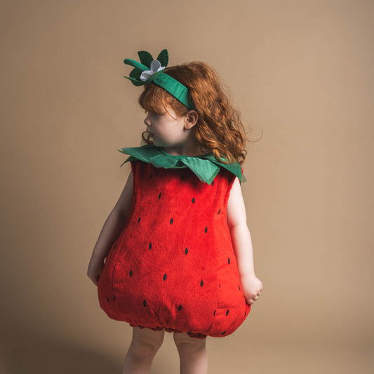 Erdbeer Kostüm 1-3 Jahre