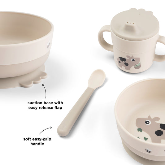 Geschenkset Baby Tiny farm Sand