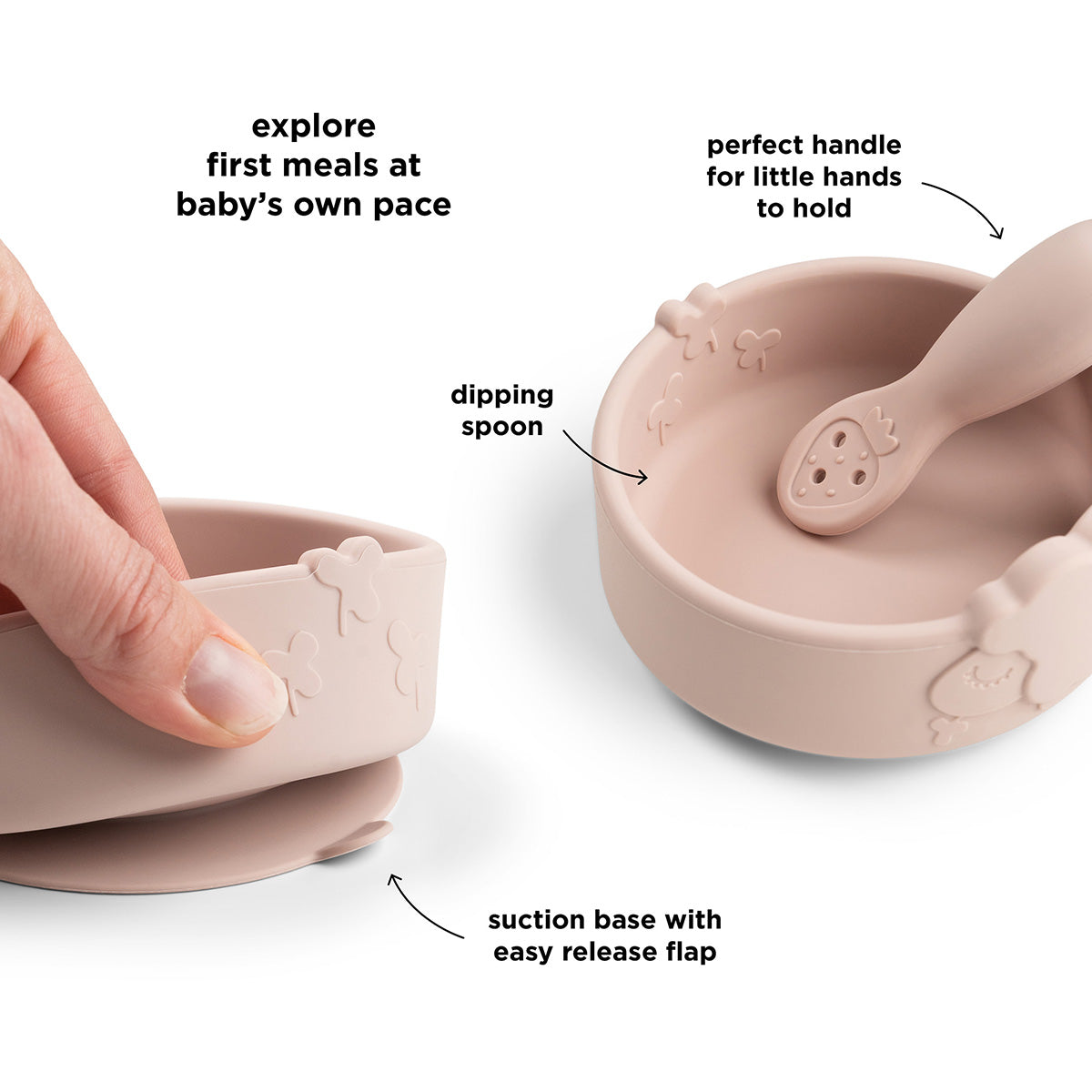 Stick&Stay Esslernset Sheepy Rosa