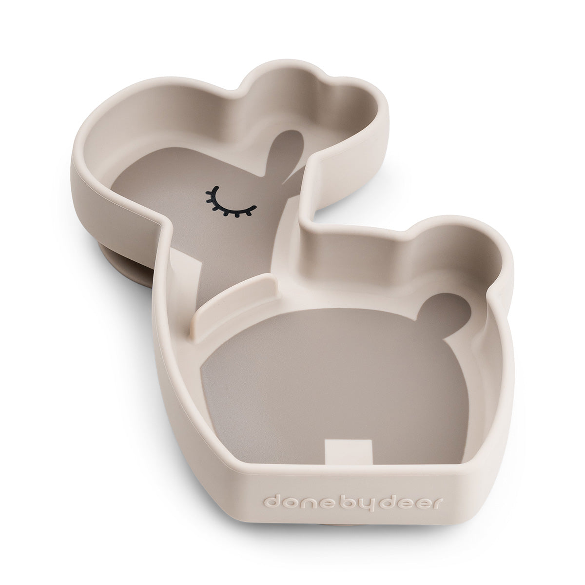 Silikon Stick&Stay Snackteller Lalee Sand